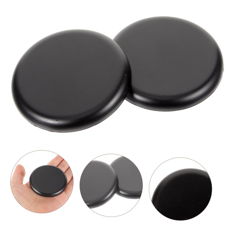 KOMBIUDA 2pcs Decorative Drywall Hole Covers Round Plastic Cover for