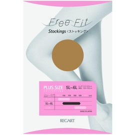 Piedo FreeFit Relaxed Pantyhose, Large Size (L, LL, 3L, 4L, 5L, 6L, 7L, 8L, 9L, 10L) -
