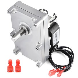 Hiorucet 2RPM GC60-018 Auger Motor Replacement for Regency GC60, GCI60 Pellet Stove Parts, Clockwise PH-CW2 Agitator/Auger Feed Motor for Regency Pellet Stoves.