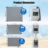 Odoland Waterproof Sandproof Leisure Sheet, 27.6 x 43.3 inches (70