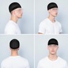 3Pcs Wave Cap Silky Elastic Band Caps Soft Breathable Hair