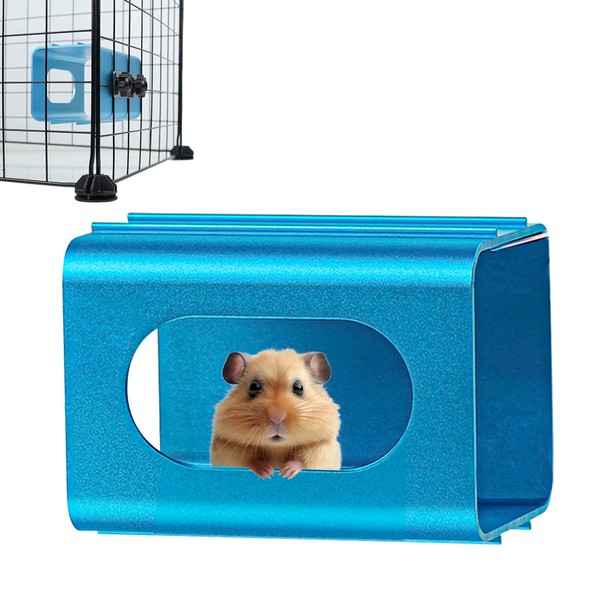 PeSandy Guinea Pigs Cooling Tunnel, Hamsters Instant Cooling Metal House,