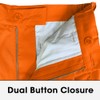 Golf Knickers Orange Microfiber (Plus Fours) for Men - 48"