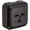 Panasonic WK36301B Grounding 2P30A Square Outlet Thin, Black