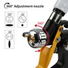 FORNAX HVLP Mini Spray Gun Air Paint Sprayer with 0.8