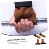 KOMBIUDA 1pair Sports Wristband Pull-up Gloves Protective Weightlifting for Enhanced