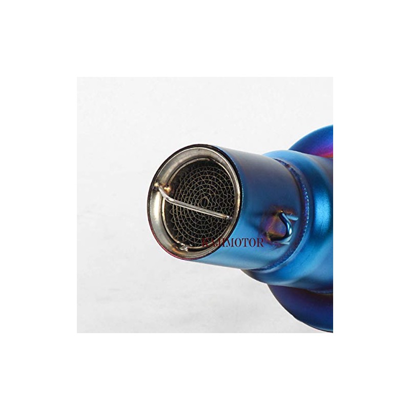 KAJIMOTOR Universal 51mm Metal Motorcycle Exhaust Can DB Killer Silencer