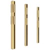 Aswalling 3Pcs 61360 Knurled Brass Drift Punch Set,Hand Tool Punches