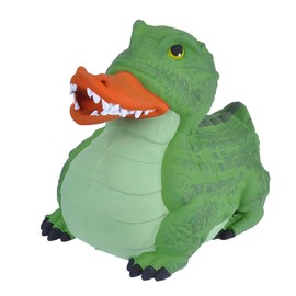 Wild Republic Rubber Duck, Crocodile, Gift for Kids, Great Gift for Kids and Adults, 4 inches, Green