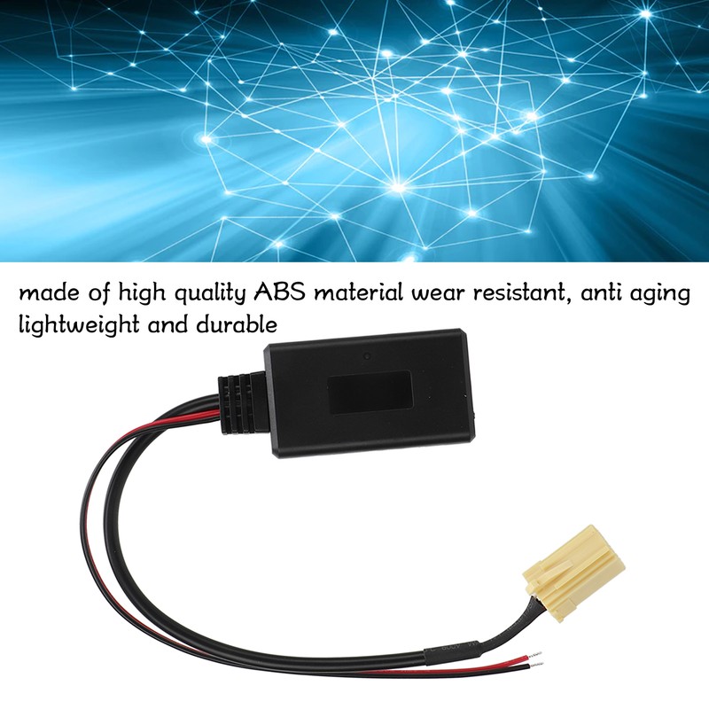 Bluetooth Aux Adapter Professional Stereo Music Cable Replacement for Alpha