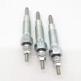 3PCS Glow Plugs 15261-65510 15694-65510 15694-65512 for Kubota D600 D750 D850 D950 Engine for Kubota Tractors B1750D B2150DT B7100 B7200D B8200D