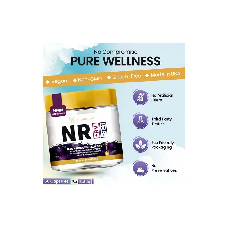 Plantanium Nad Para Mujeres Y Hombres 60 Dosis