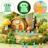 DXLing 120 Pcs Mini Glow Resin Animals Luminous Miniature Resin