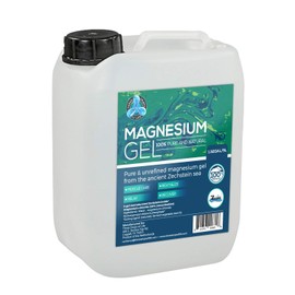 Magnesium Gel, Best Topical Magnesium Chloride Gel for Dermal Skin Absorption, Direct from The Netherlands Zechstein Sea - Supports Skin and Muscle Recovery (1.32Gal/5L)