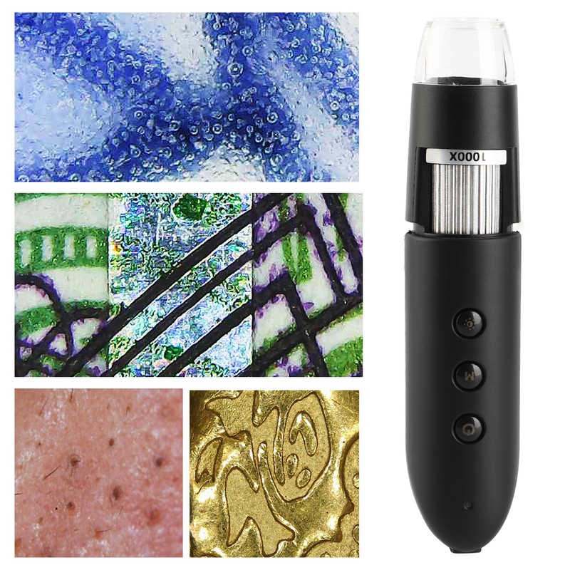1000X Wifi Digital Magnification Endoscope HD Wireless USB Skin Microscope