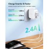 RAVPower 40W 4-Port USB Wall Charger 8A w Fast Charger