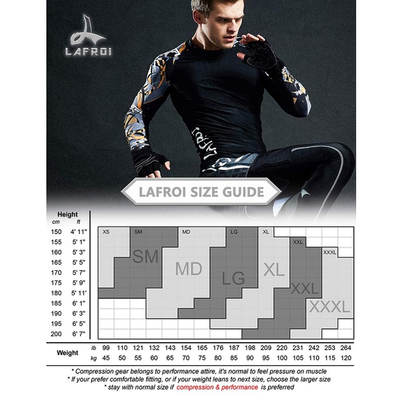 LAFROI YSK09 Men's Quick Dry Cool Compression Fit Tights Shorts