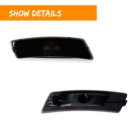 ADIIL Side Marker Lights Housing Compatible with 2012-2019 VW Beetle 2018-up VW Ti-guan, Replace OEM Front Bumper Sidemarker Housing Kit