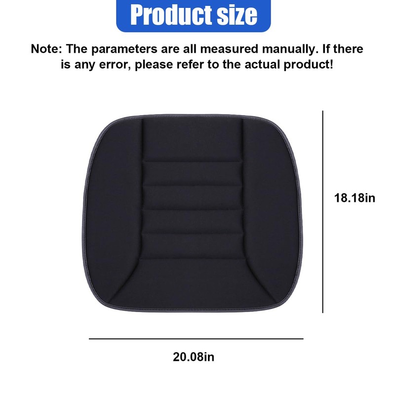 GAOLAOSY Car Seat Cushion Pad, Memory Foam Automotive Butt Cushion