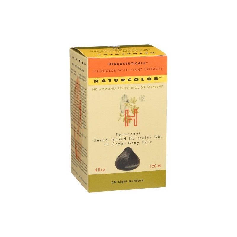 Naturcolor Tinte para cabello – Bardana ligera, 4 onzas (5N)