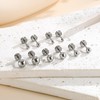 Flat Back Ball Earrings for Women Trendy Sterling Silver Hypoallergenic