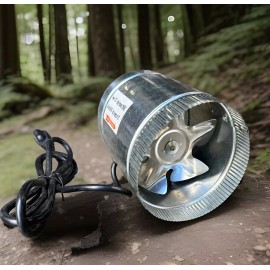 ConstantAir 6 Inch 240 CFM Inline Duct Booster Fan Ventilation Exhaust Air Blower 37watt 6”
