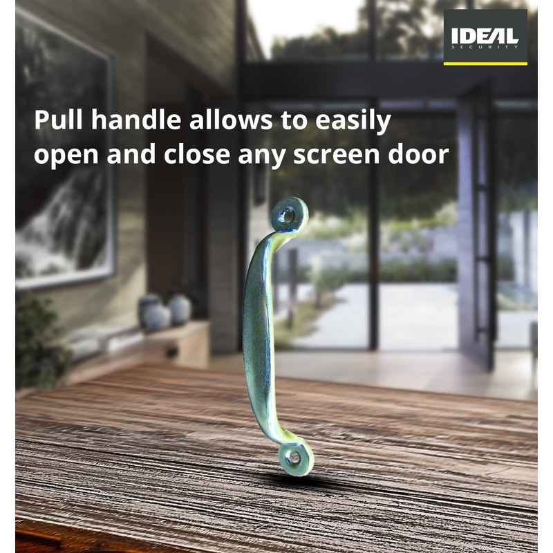 Ideal Security SK1 Spring-Loaded Strike for Fixed Storm Door Latches,