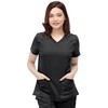 NY Threads Scrub Tops for Women Soft Stretch V-Neck Medical