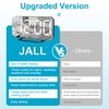 JALL Super Slim LED Digital Alarm Clock, Mirror Surface for
