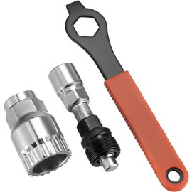 3PCS Bike Crank Removal Tool,Bike Crank Puller Tool Set, Bottom Bracket Removal Tools,Pedal Spanner Set,Bike Tool,Bicycle Removal Repair Tool for Mountain Bike Bicycle Square Threaded Crankset