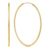 Selroper thin gold hoop earrings 1.5mm 12 sizes (50mm)