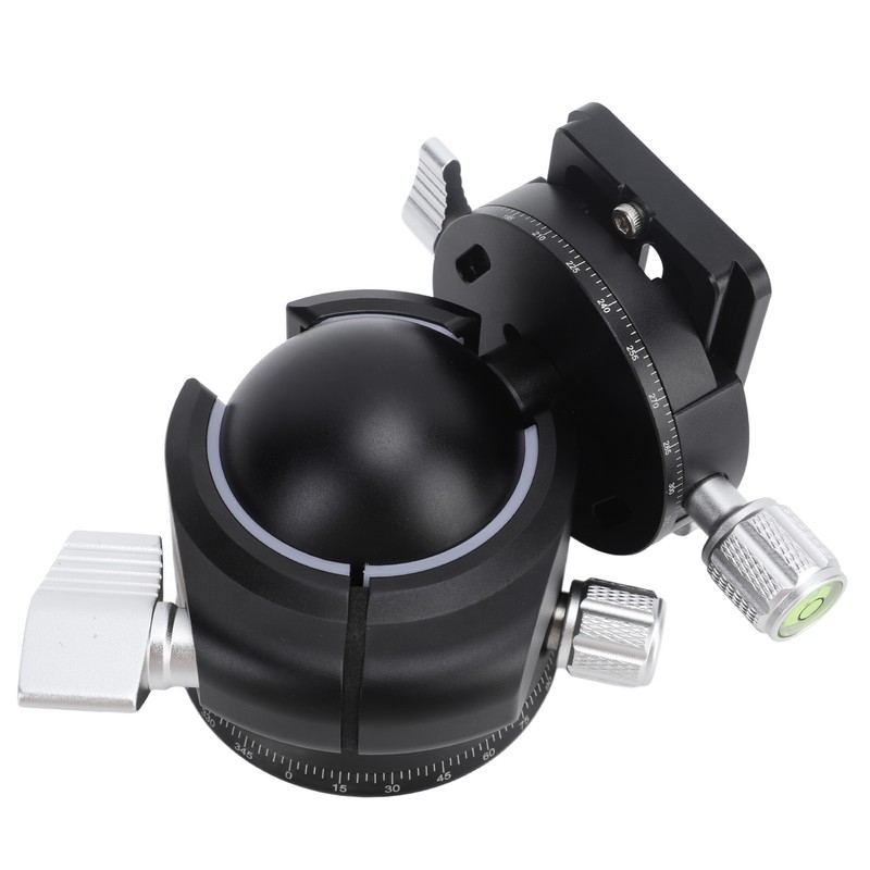 Panoramic Tripod Head Dual Panorama Low Gravity 360 Degree Rotating