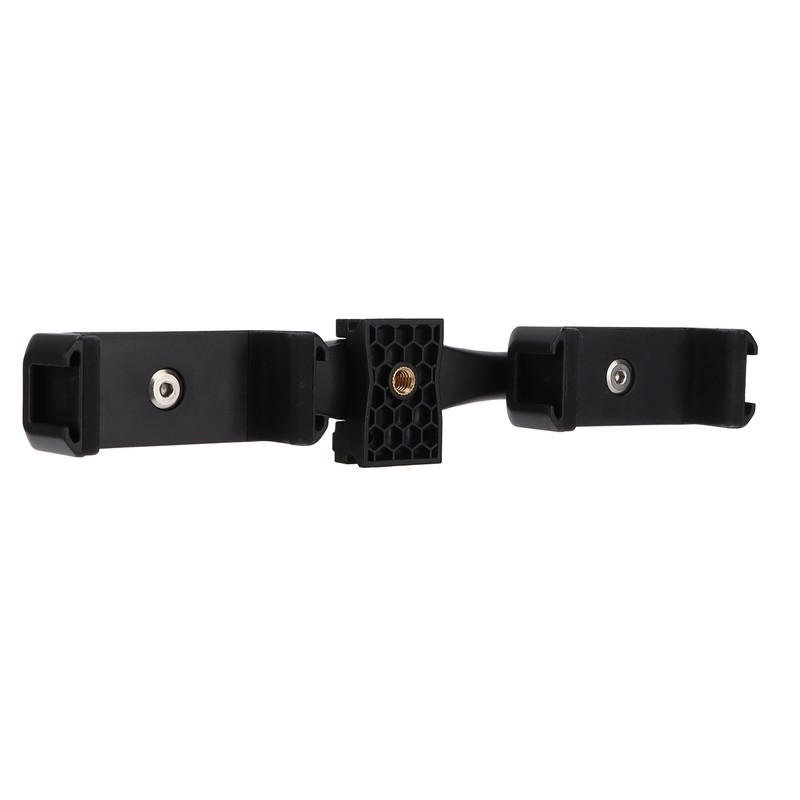 Cell Phone Double Clip Stand Mount Adjustable Tablet Hands Free