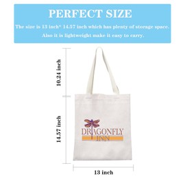 TV Show Inspired Dragonfly Inn Cosmetic Makeup Bag for Fans Fandom (Dragonfly Inn Shopping EU)