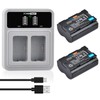 PowerTrust 2-Pack NP-W235 Battery and 20W Fast Charger