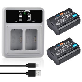 PowerTrust 2-Pack NP-W235 Battery and 20W Fast Charger