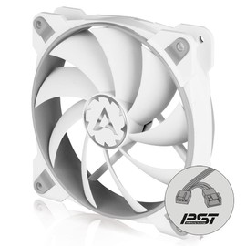 ARCTIC BioniX F120-120 mm Gaming Case Fan with PWM Sharing Technology (PST), quiet motor, Computer, 200-1800 RPM - Grey, White