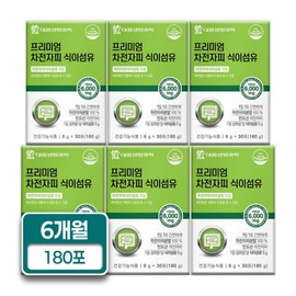 Daewoong Life Science Premium Psyllium Husk Dietary Fiber 6g / 대웅생명과학 프리미엄 차전자피 식이섬유 6g X 30포 6박스 6개월분
