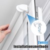 Clamp Holder for Klemmfix Roller Blind, Ancable Double Roller Blind,