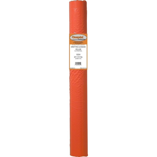 Clearprint 24" x 10 Yards 1000H Design Vellum Roll, 16