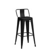 HAOBO Home 30" Low Back Metal Counter Stool Height Bar