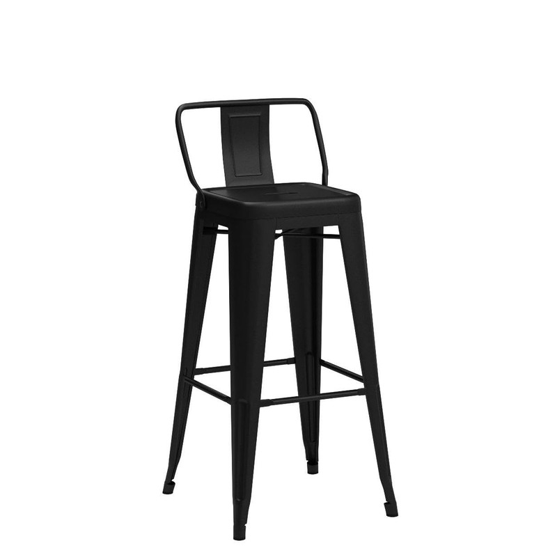 HAOBO Home 30" Low Back Metal Counter Stool Height Bar