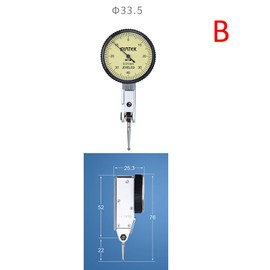 Dial Test Indicator 0.01mm/0.002mm High Precision Measurement Industrial Indicators