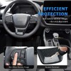 INTGET Center Console Steering Wheel Panel Cover for Toyota Grand