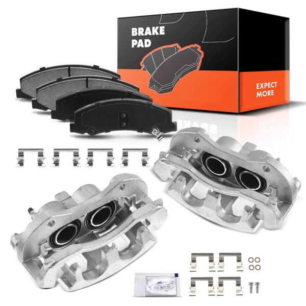 Unbranded Brake Calipers & Ceramic Brake Pads for Chevy Impala