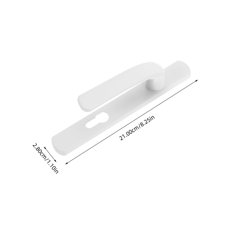 FOYTOKI Storm Door Handle Replacement with Lock Heavy Duty Aluminum