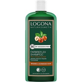 LOGONA Naturkosmetik Farbreflex Shampoo Brown/Black Organic Hazelnut