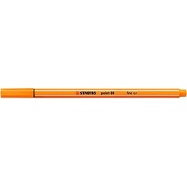 STABILO Fineliner point 88 - Pack of 10 - Orange