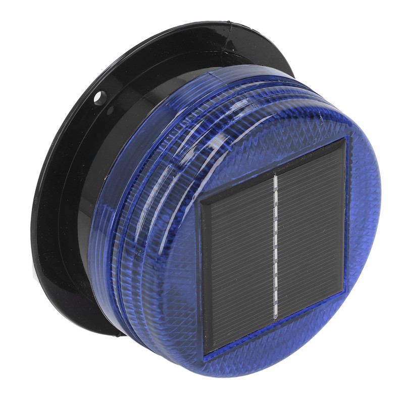 Solar Warning Strobe Light 6 High Brightness Bead Waterproof Construction
