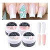 Kit Gel De Construcción Profesional Para Uñas Manicura 4pz F